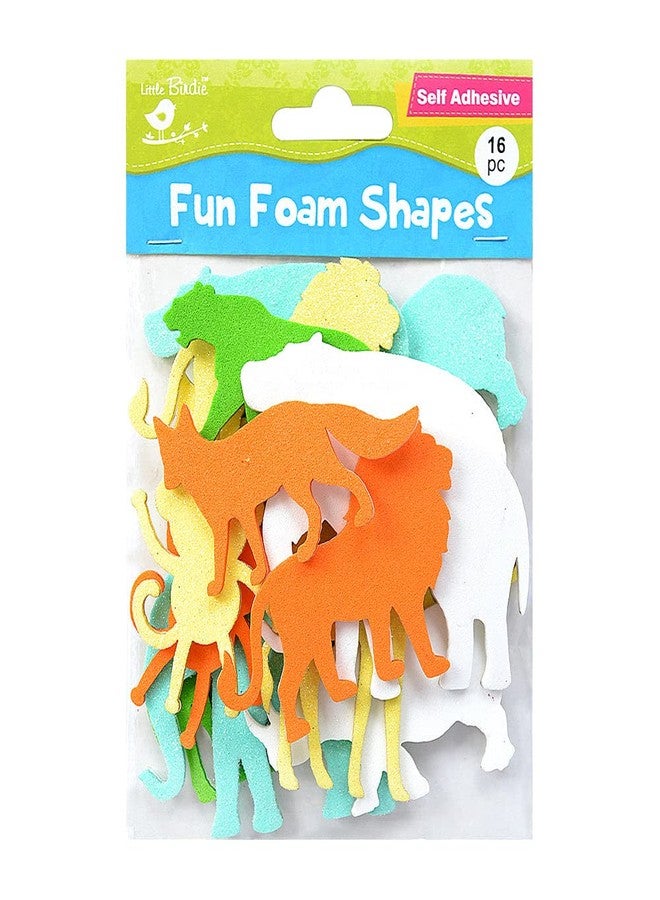 itsy-bitsy Self adhesive Fun Foam Shapes Wild Animals 1 - Image 1